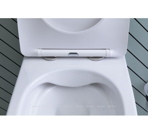 Унитаз подвесной Aquanet Cetus 2.0 W Rimless сиденье Slim Soft Close Cetus 2.0 W