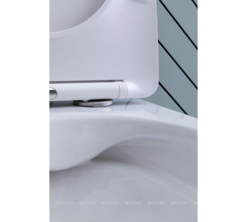 Унитаз подвесной Aquanet Cetus 2.0 W Rimless сиденье Slim Soft Close Cetus 2.0 W