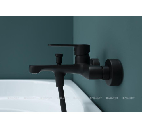 Смеситель для ванны Aquanet Passion черный матовый AF300-20B