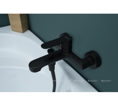Смеситель для ванны Aquanet Passion черный матовый AF300-20B