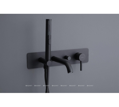 Смеситель для ванны встраиваемый Allen Brau Priority излив 205 мм черный матовый 5.31006-31