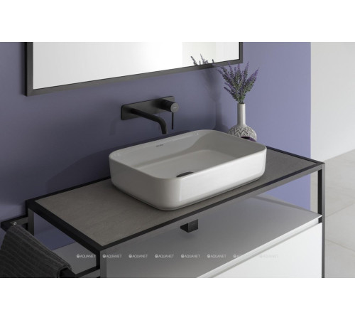 Смеситель для раковины Allen Brau Glority встраиваемый излив 220 мм черный матовый 5.51004-31