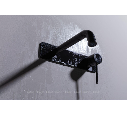 Смеситель для раковины Allen Brau Glority встраиваемый излив 220 мм черный матовый 5.51004-31