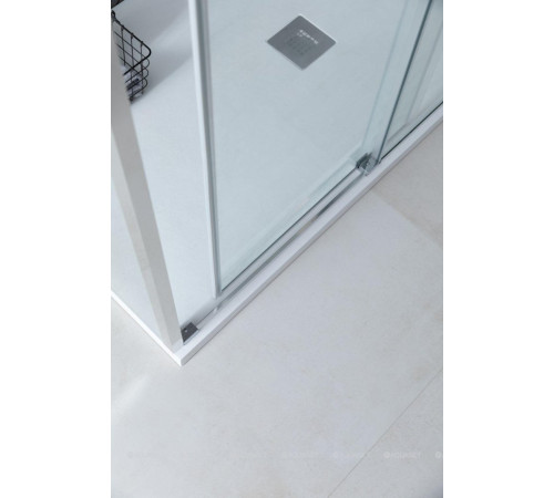 Боковое стекло Aquanet Pleasure Evo 800 мм хром Easy Clean AE65-F80-CT