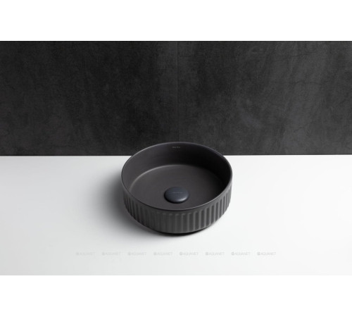 Раковина накладная Allen Brau Fantasy Line Ø360 мм антрацит 4.11032.AN