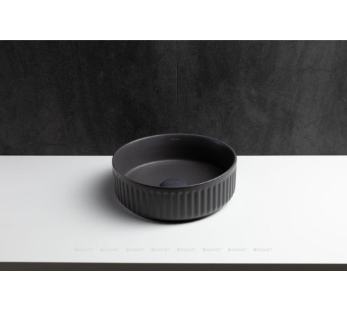 Раковина накладная Allen Brau Fantasy Line Ø360 мм антрацит 4.11032.AN