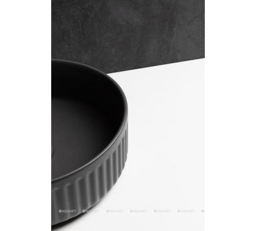 Раковина накладная Allen Brau Fantasy Line Ø360 мм антрацит 4.11032.AN