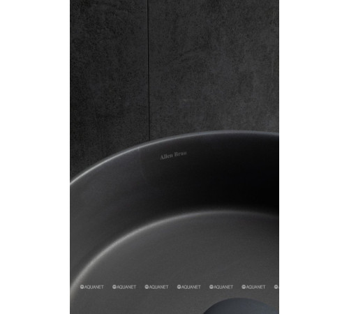 Раковина накладная Allen Brau Fantasy Line Ø360 мм антрацит 4.11032.AN