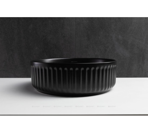 Раковина накладная Allen Brau Fantasy Line Ø360 мм черный матовый 4.11032.31