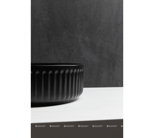 Раковина накладная Allen Brau Fantasy Line Ø360 мм черный матовый 4.11032.31