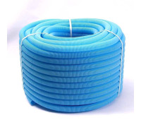Труба гофрированная Uni-Fitt синяя 35 мм для труб 26 мм бухта 50 м 583B3505