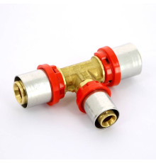 Тройник пресс Tiemme 20х16х20 мм 1650008