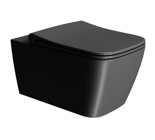 Сиденье для унитаза GSI Nubes Soft Close черное матовое Ardesia MS96C26