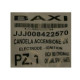 Электрод зажигания и контроля пламени Baxi JJJ 8422570