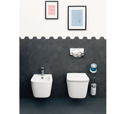 Биде подвесное Artceram A16 520х360 мм белое глянцевое ASB001 01 00