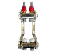 Коллекторный блок из нержавеющей стали Gekon 1x3/4 EK 2 выхода GK 74102