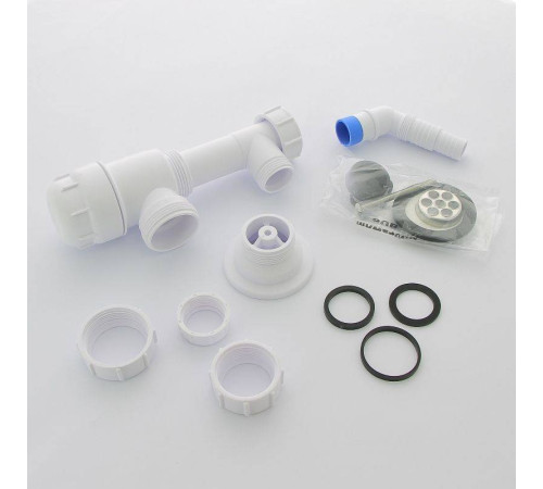 Сифон McAlpine бутылочный 1 1/4 x 32 мм с выпуском 60 мм и адаптером MRW240WM