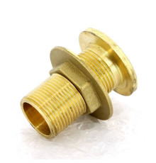 Выпуск резервуарный Tiemme 3/4 НР с фланцем и контргайкой без заглушки 1500179