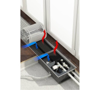 Внутрипольный конвектор Varmann Qtherm Q 230х110х2250 мм Q 230.110.2250 RR U EV1