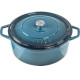 Кастрюля глубокая Hascevher Yeni Derin 28 см синяя A908028