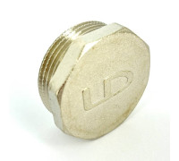 Заглушка LD Pride латунная никелированная 1 1/4 наружная резьба LD.67.505.32