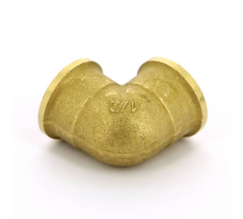 Угольник латунный Tiemme 1/2 ВР-ВР 1500018