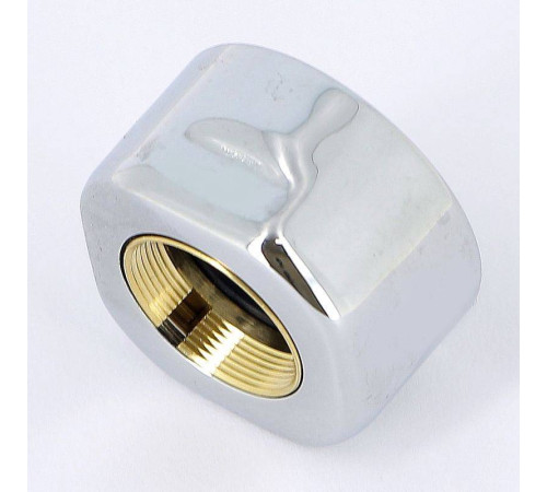 Соединитель для медной трубы Carlo Poletti 15 мм хром A58409B