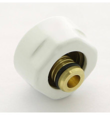 Соединитель для металлопластиковой трубы Carlo Poletti 16.2х2.6 мм белый A58513E