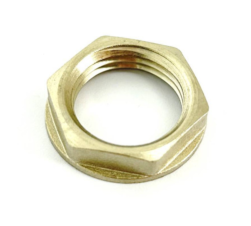 Контргайка с бортиком LD Pride 1/2 никелированная LD.67.508.15