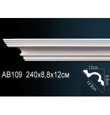 Карниз потолочный полиуретановый Perfect AB109