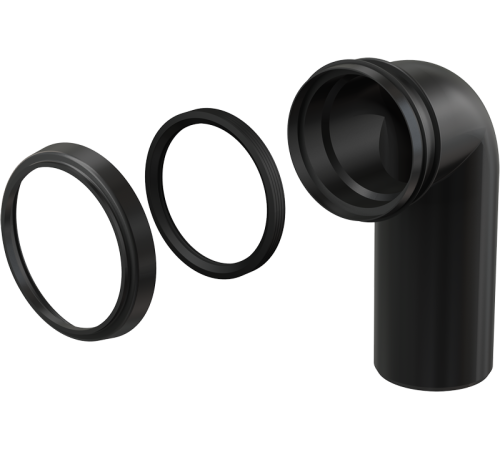 Колено стока Alca Plast M908 90/90 мм M908