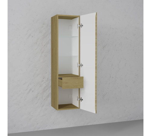 Пенал подвесной Laparet Intero бук светлый Int.04.130/P/BuL