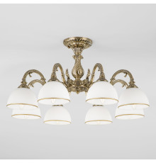 Классическая потолочная люстра 60106/8 античная бронза