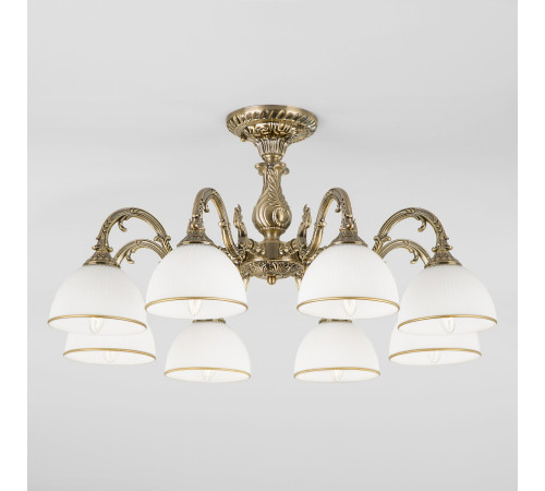 Классическая потолочная люстра 60106/8 античная бронза