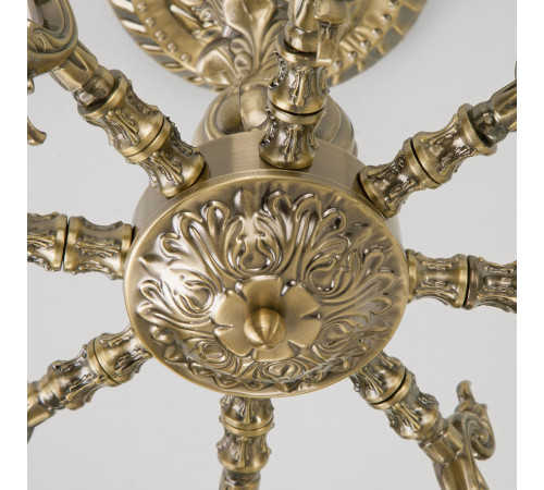 Классическая потолочная люстра 60106/8 античная бронза