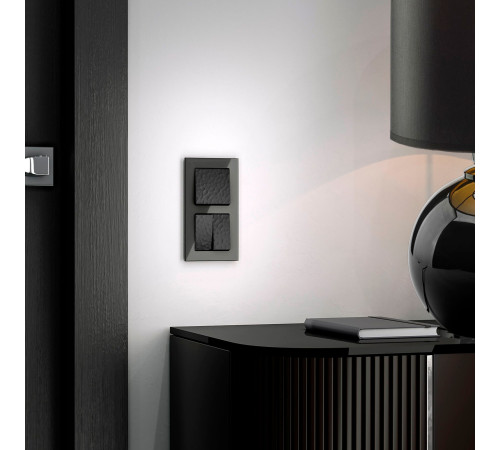 Клавиша для выключателя перекрестного (Hammar черный) W1219008