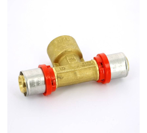 Тройник пресс Tiemme 20х1/2х20 1650039