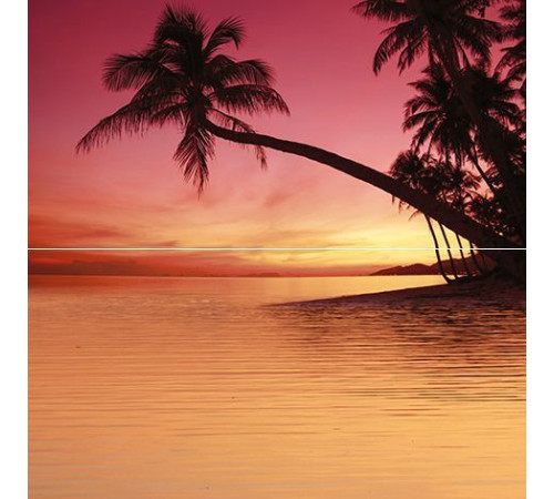 Панно Ceramica Classic Sunset P2-2D278 40x40 см (из 2 плиток) P2-2D278