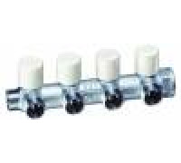 Коллектор балансировочный FAR 3/4 HP-BP 2 отвода 1/2 Eurocone хромированный FK 3879 341202