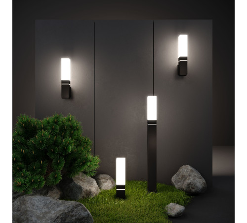 Ландшафтный светодиодный светильник чёрный IP54 1536 TECHNO LED