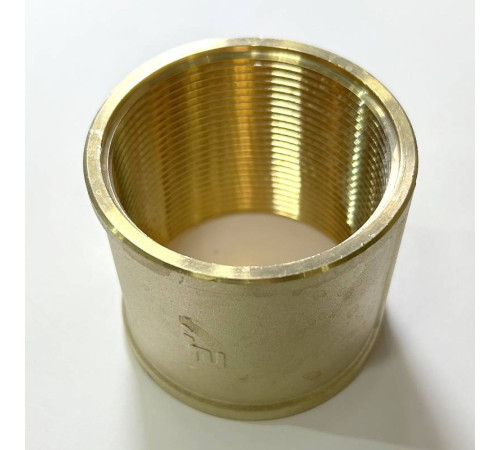 Муфта резьбовая LD Pride DN50 2 дюйма ВР-ВР латунь LD.65.502.50