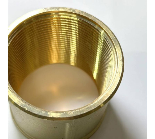 Муфта резьбовая LD Pride DN50 2 дюйма ВР-ВР латунь LD.65.502.50