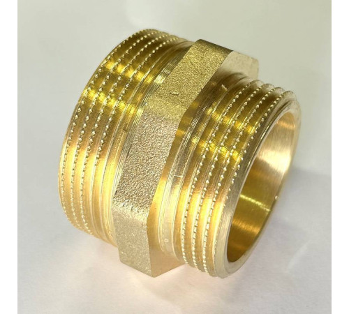 Ниппель редукционный LD Pride 1 1/2 x 1 1/4 латунь LD.65.503.40х32