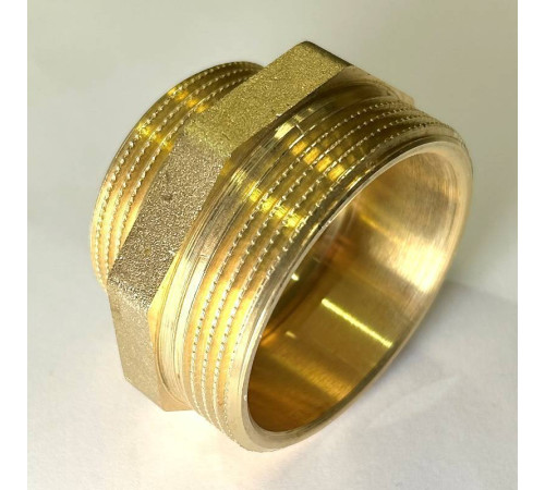 Ниппель редукционный LD Pride 2 x 1 1/2 латунь LD.65.503.50х40