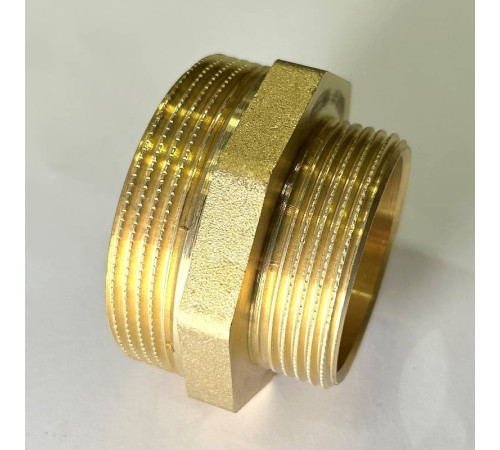 Ниппель редукционный LD Pride 2 x 1 1/2 латунь LD.65.503.50х40