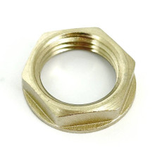 Контргайка с бортиком LD Pride 1/2 никелированная LD.67.508.15