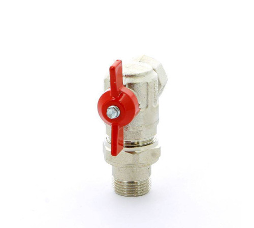 Кран шаровой ITAP IDEAL 3/4 НВ угловой с разъемным соединением бабочка 298