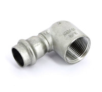 Угол 90° пресс-В компактный нержавеющая сталь Viega Sanpress Inox 18х3/4 437008