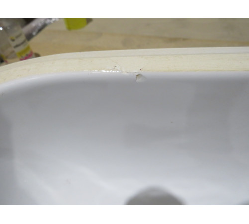 Раковина встраиваемая снизу GSI Pura 550х380 мм белый глянцевый 724311_УЦ/2