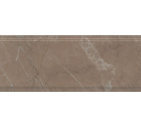 Бордюр Kerama Marazzi Серенада бежевый темный глянцевый обрезной 30х12 см BDA027R